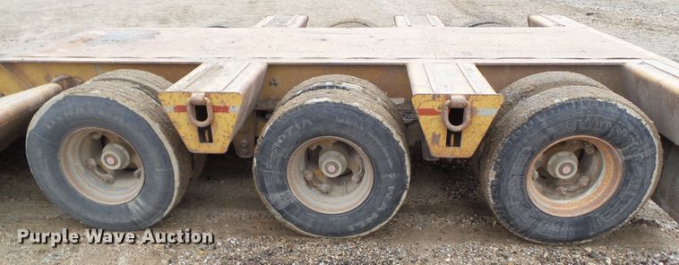 image for item GX9066 1989 Load King PHD70/90-3 lowboy equipment trailer