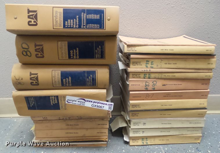 image for item GX9067 Caterpillar 140H and 140G manuals