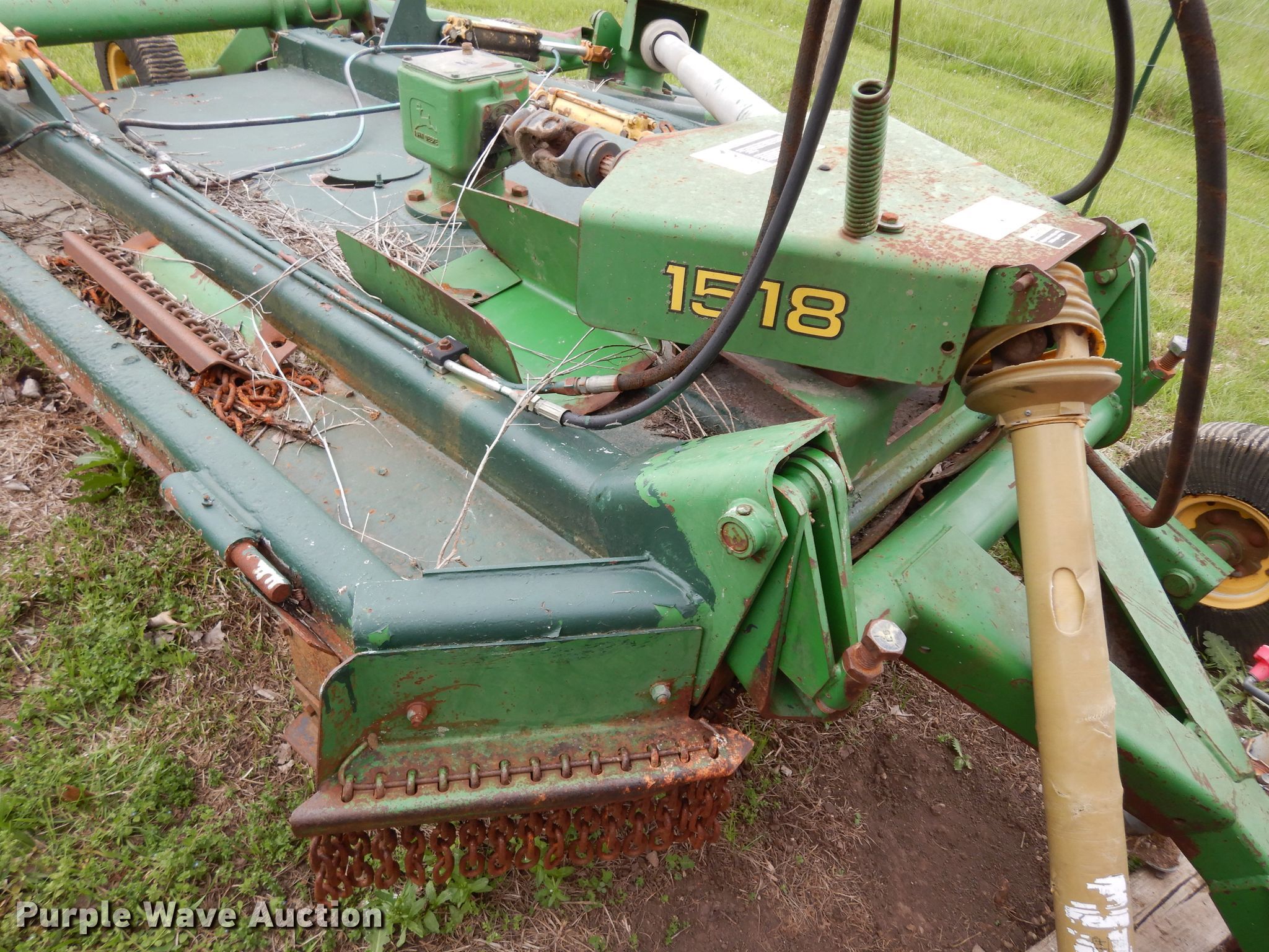 John Deere 1518 batwing rotary mower in Edgerton, KS Item GH9782 sold