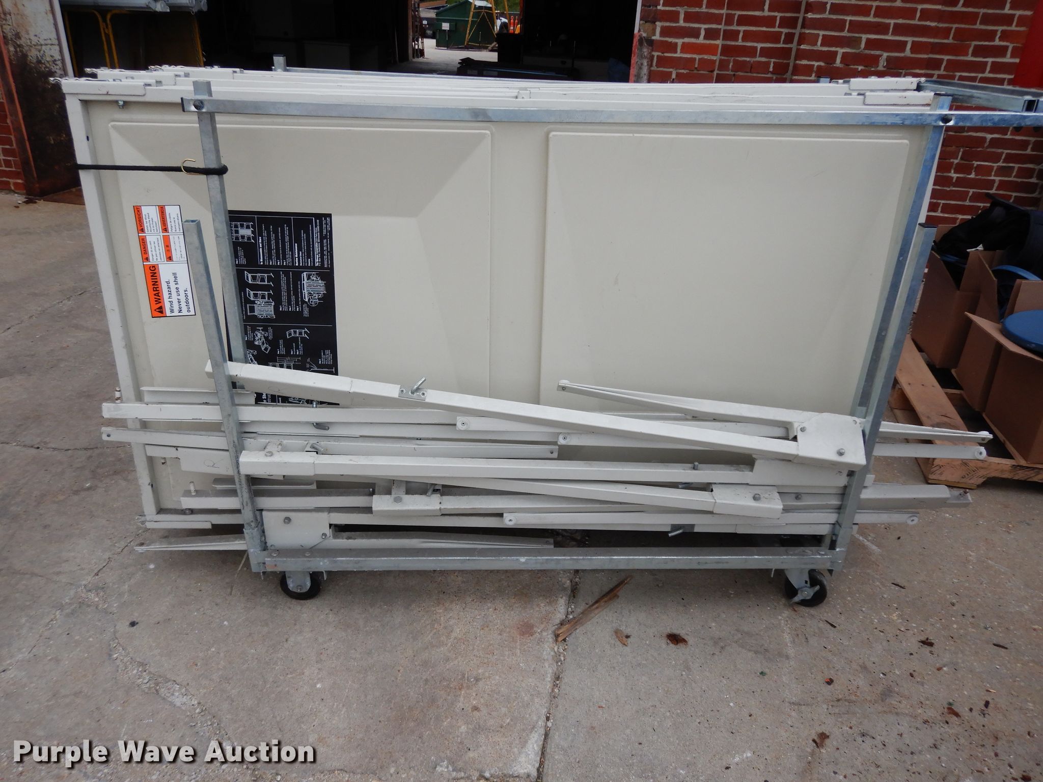 (2) racks of Wenger Series 64 Travel Master acoustic concert shells in ...