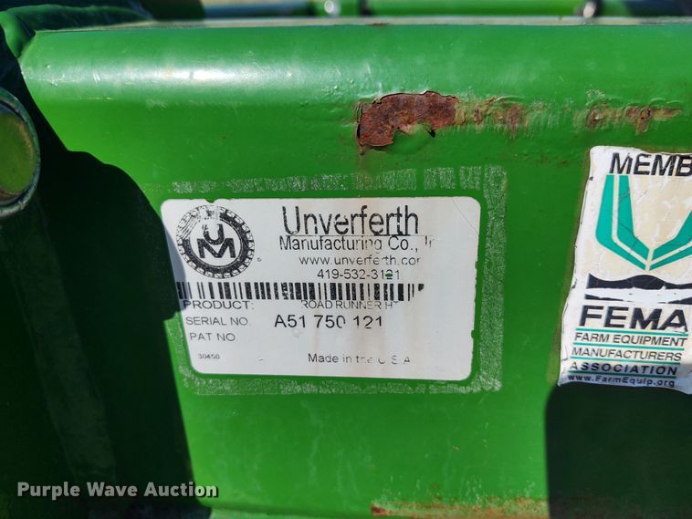 image for item DE6911 Unverferth Roadrunner header trailer