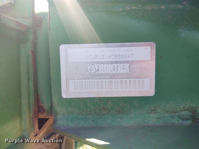 image for item DE6914 Frontier WR1214C hay rake