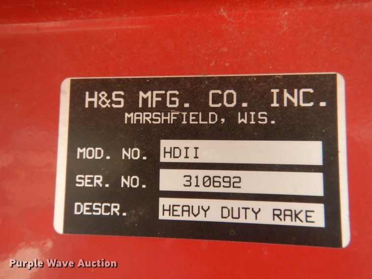 image for item DG5980 H&S HDII hay rake