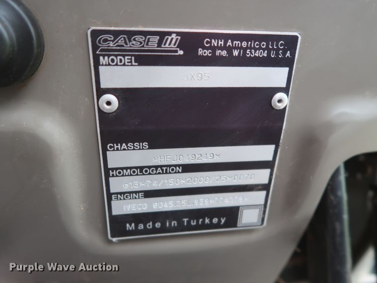image for item DH0895 2007 Case IH JX95  MFWD tractor