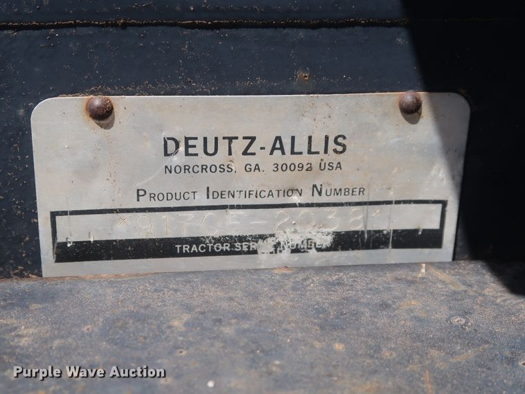 image for item DH0924 1991 Deutz Allis 9170  MFWD tractor