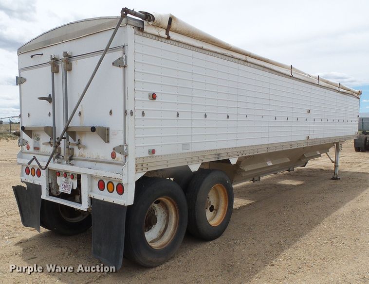 image for item DH4939 1986 Timpte Super Hopper double hopper bottom grain trailer