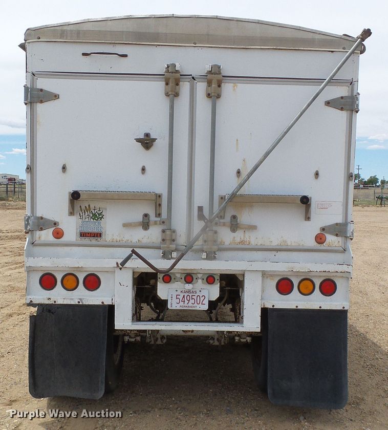 image for item DH4939 1986 Timpte Super Hopper double hopper bottom grain trailer