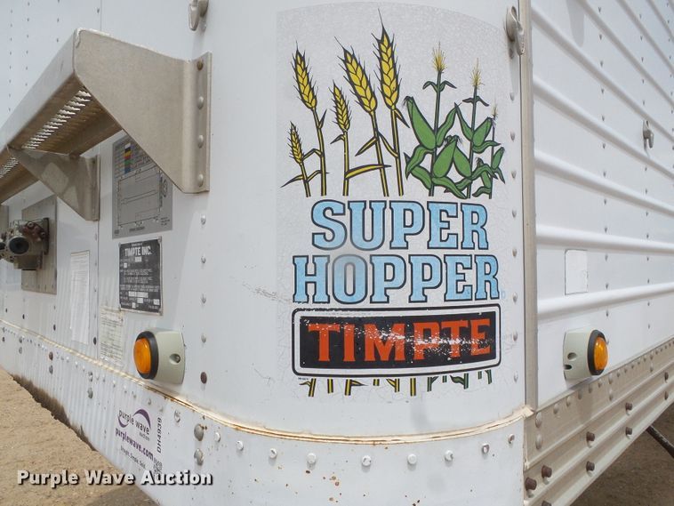 image for item DH4939 1986 Timpte Super Hopper double hopper bottom grain trailer