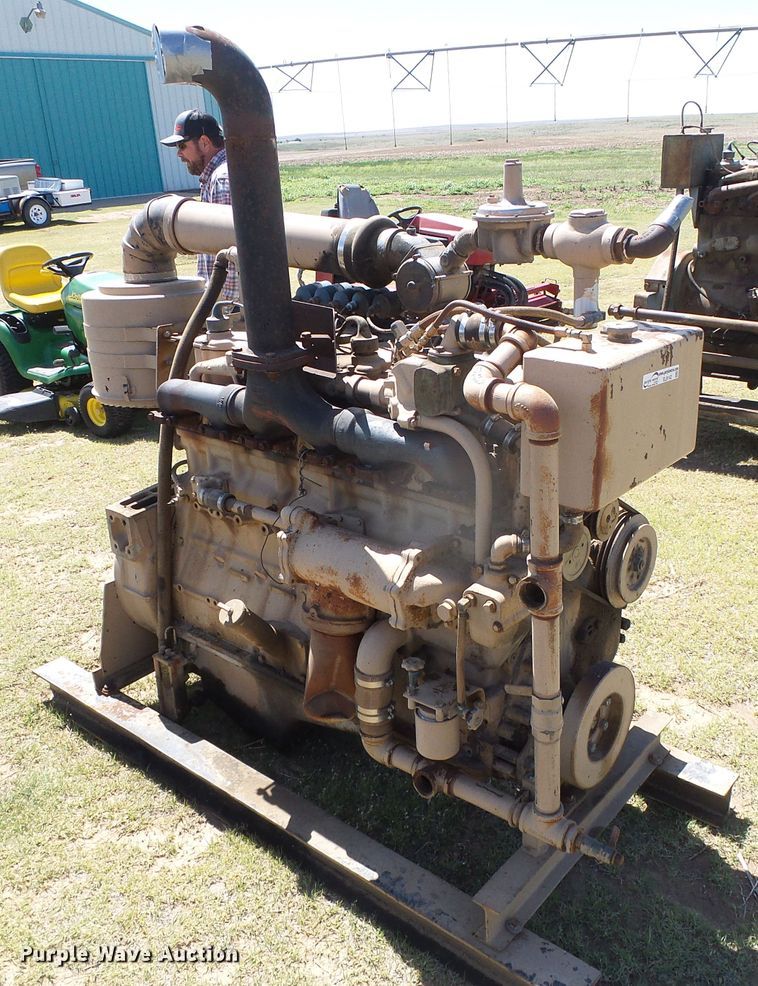 image for item EL9142 Six cylinder natural gas irrigation engine