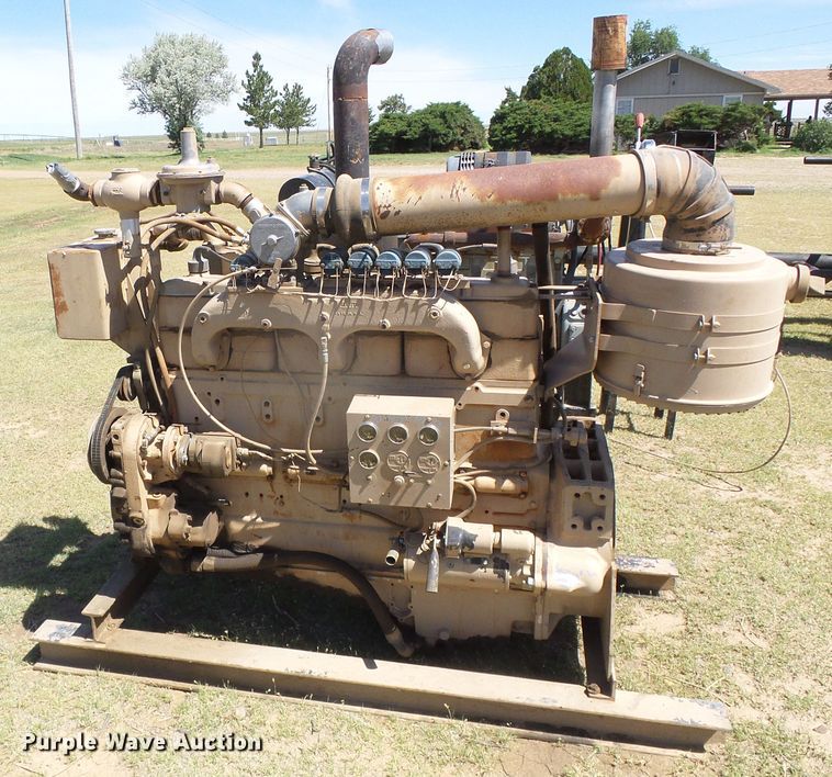 image for item EL9142 Six cylinder natural gas irrigation engine