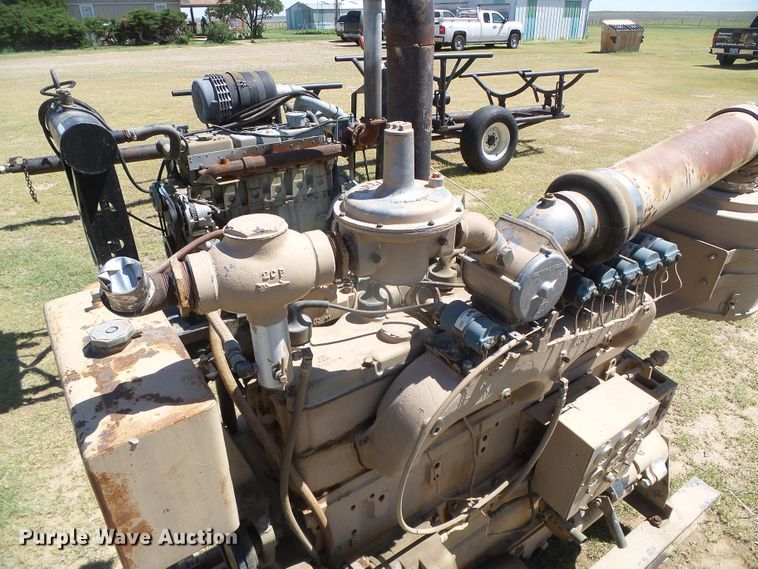 image for item EL9142 Six cylinder natural gas irrigation engine