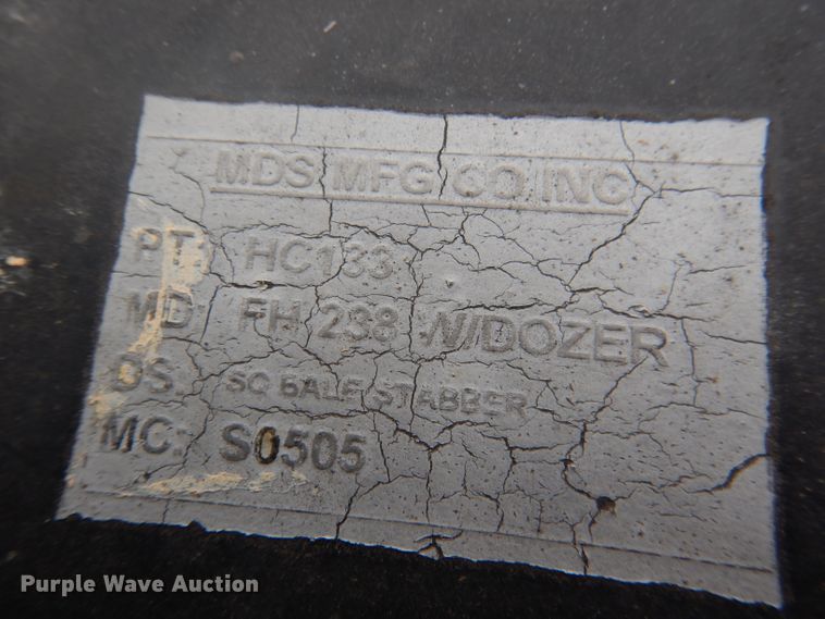 image for item FA9361 MDS FH238 bale spear with dozer