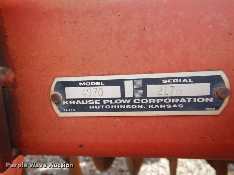 image for item GE9400 Krause 4970 double off-set disk