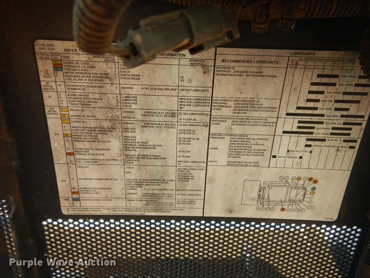 image for item GE9403 2011 John Deere 333D  tracked skid steer loader