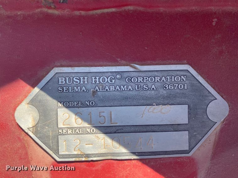 image for item GE9404 Bush Hog 2615L batwing rotary mower