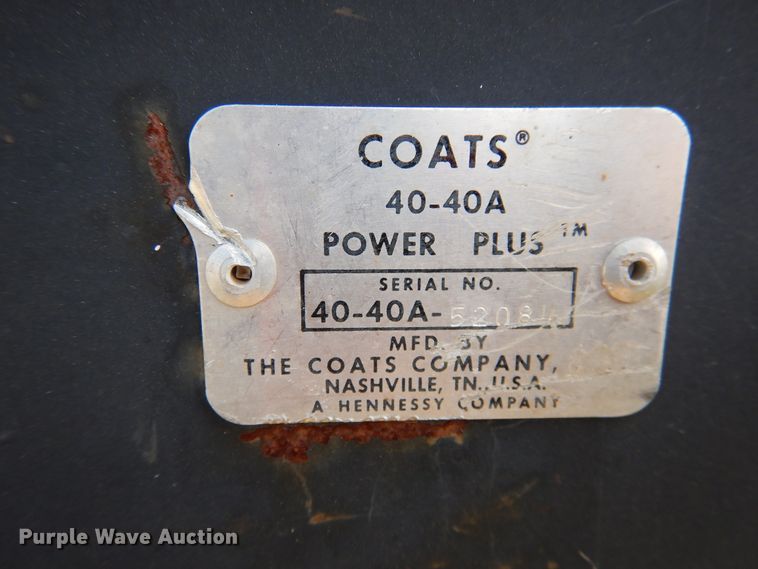 image for item GE9408 Coats 40-40 tire machine