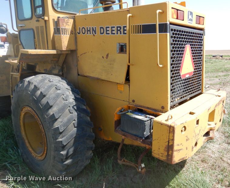 image for item GO9154 1988 John Deere 544E  wheel loader