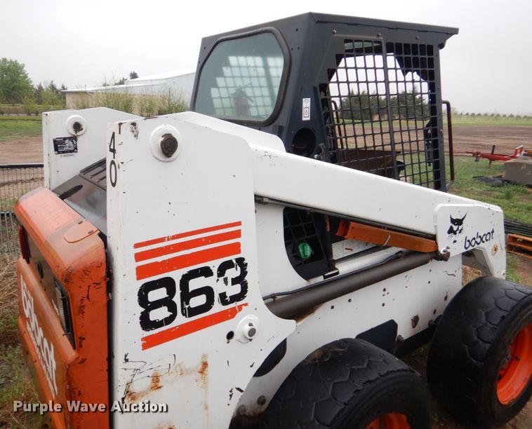 image for item GO9168 1998 Bobcat 863  skid steer loader