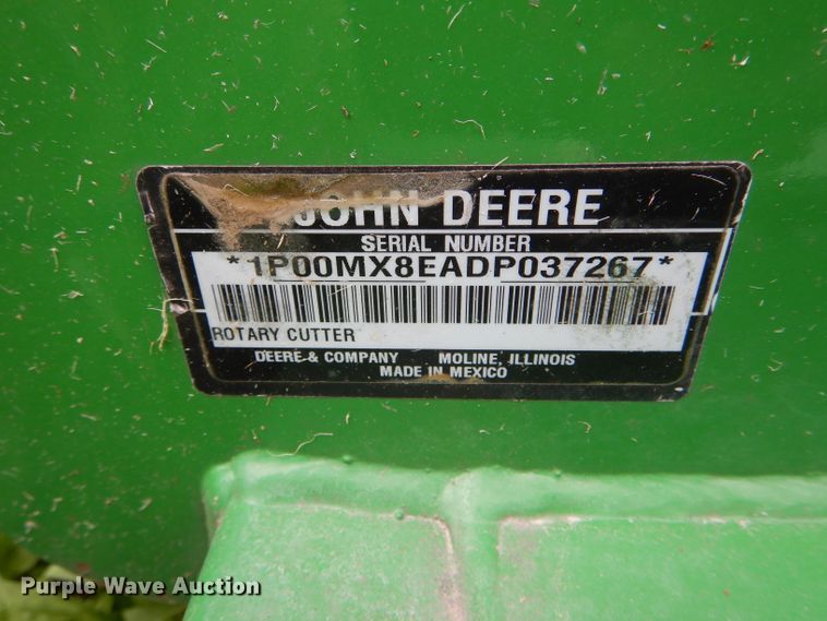 image for item GO9684 John Deere MX8 rotary mower