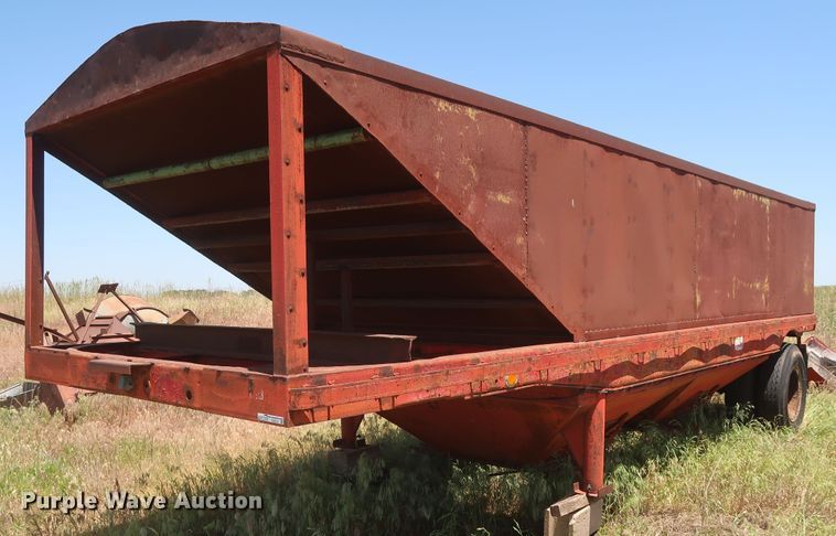 image for item GS9914 Hereford double hopper bottom grain trailer