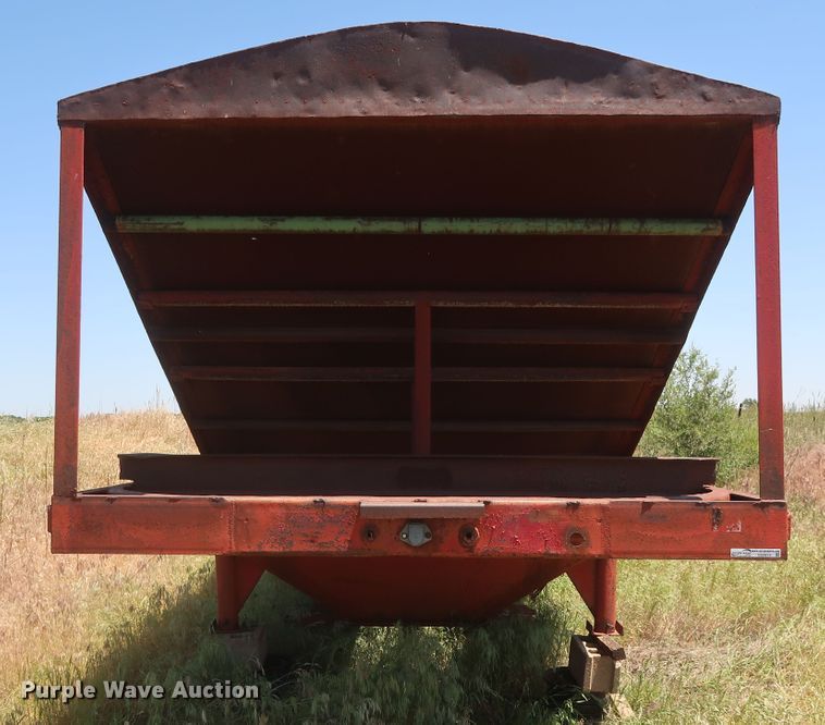 image for item GS9914 Hereford double hopper bottom grain trailer