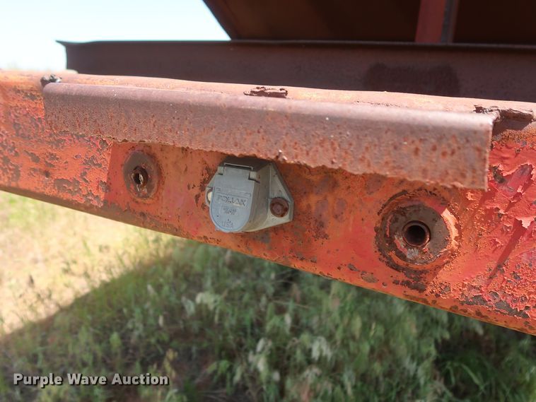 image for item GS9914 Hereford double hopper bottom grain trailer