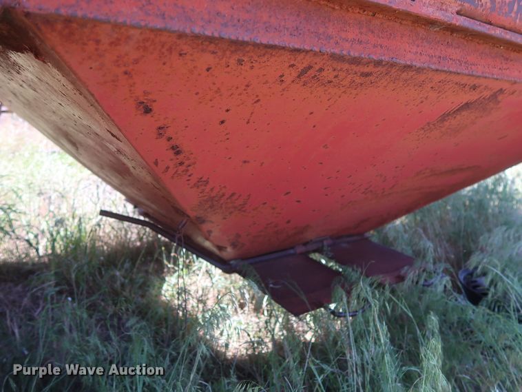 image for item GS9914 Hereford double hopper bottom grain trailer