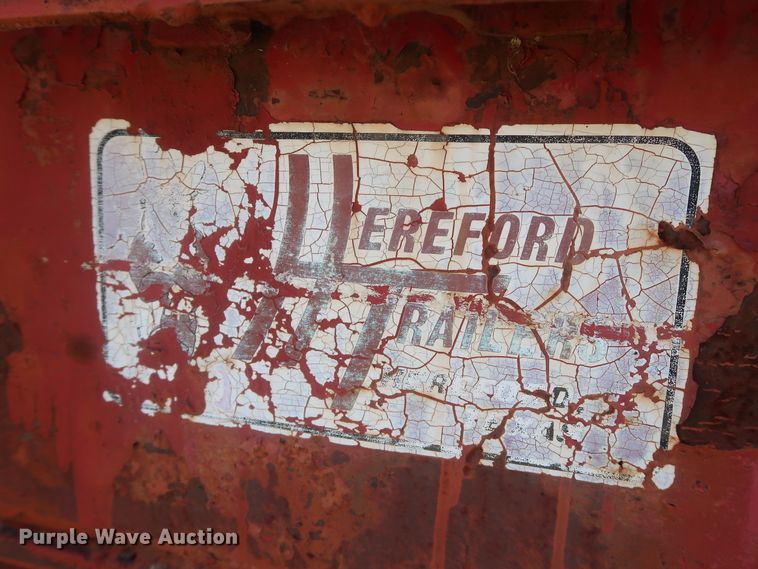 image for item GS9914 Hereford double hopper bottom grain trailer