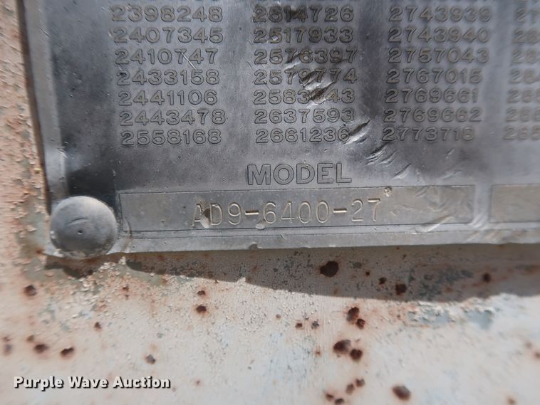 image for item GS9919 Hobbs AD9-6400-27 single hopper bottom grain trailer