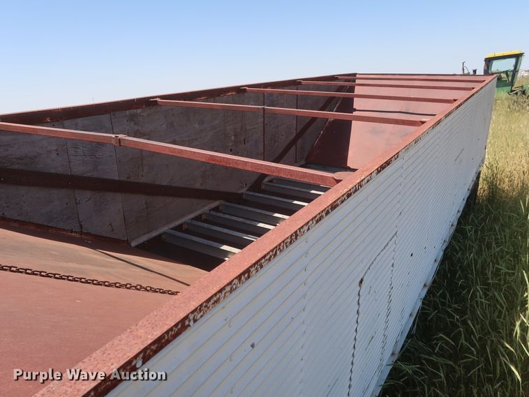 image for item GS9921 1968 Fruehauf Hobbs AD9-5000-27 single hopper bottom grain trailer