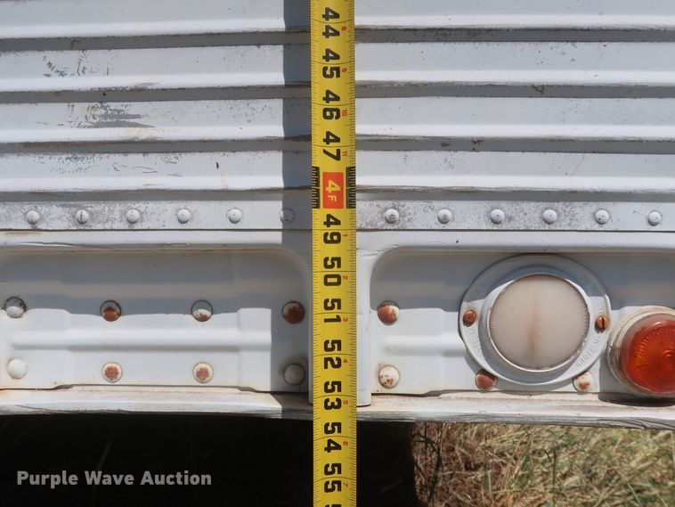 image for item GS9921 1968 Fruehauf Hobbs AD9-5000-27 single hopper bottom grain trailer