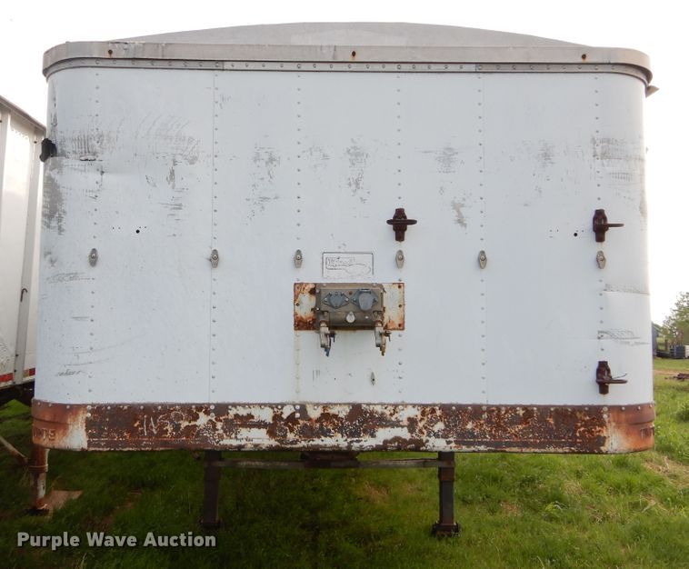 image for item HA9150 1975 Timpte single hopper bottom grain trailer
