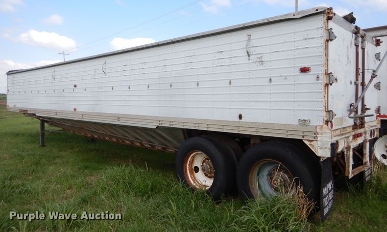 image for item HA9150 1975 Timpte single hopper bottom grain trailer