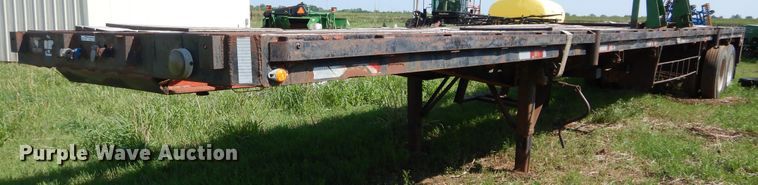 image for item HA9152 1978 Aztec Flatbed trailer