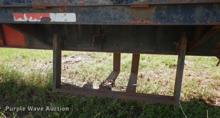 image for item HA9152 1978 Aztec Flatbed trailer