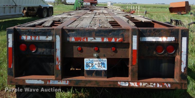 image for item HA9152 1978 Aztec Flatbed trailer