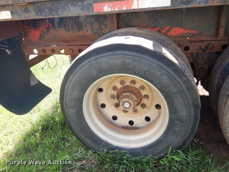 image for item HA9152 1978 Aztec Flatbed trailer