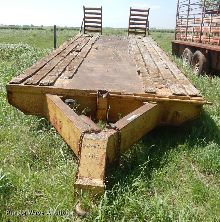 image for item HA9153 Shop built equipment trailer