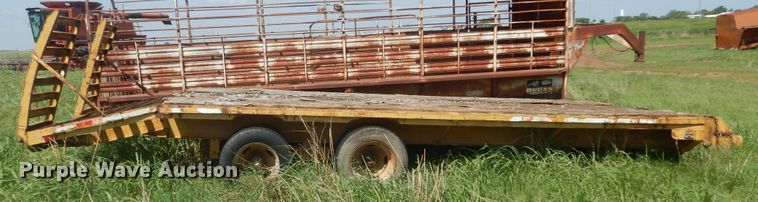 image for item HA9153 Shop built equipment trailer