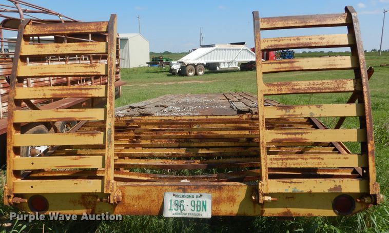 image for item HA9153 Shop built equipment trailer