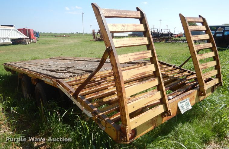 image for item HA9153 Shop built equipment trailer