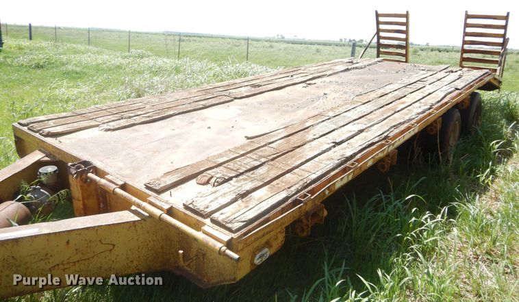 image for item HA9153 Shop built equipment trailer