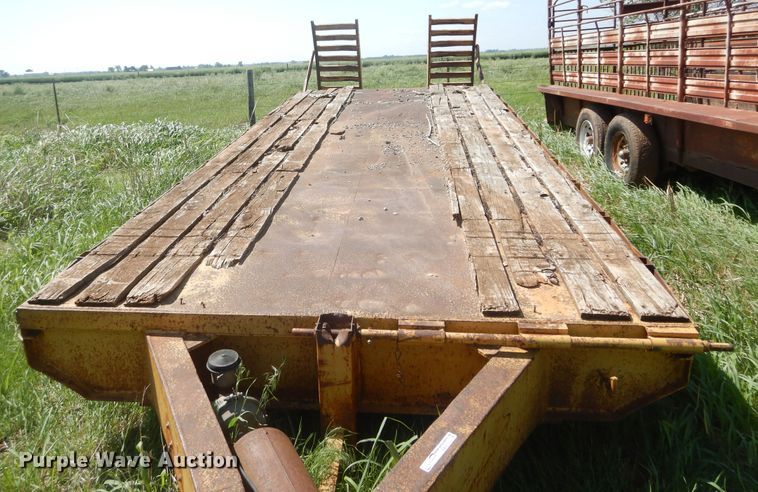 image for item HA9153 Shop built equipment trailer