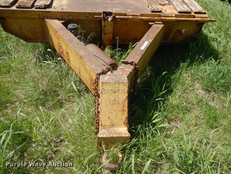 image for item HA9153 Shop built equipment trailer