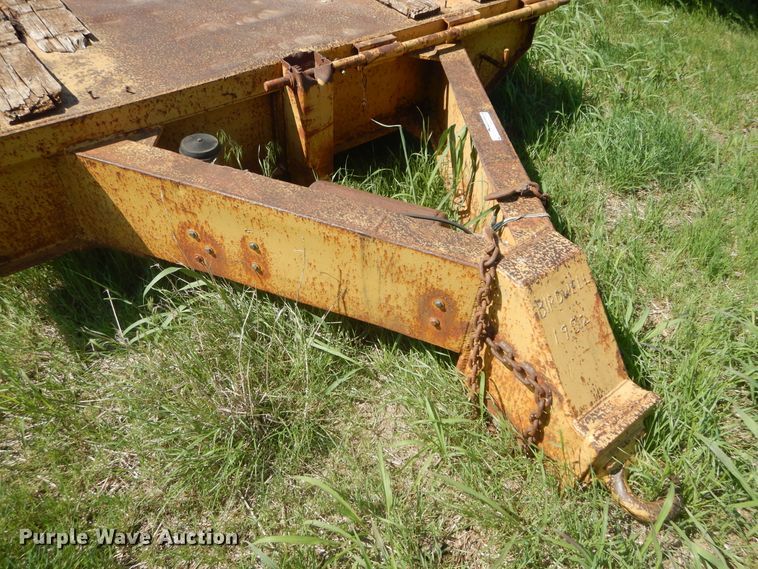 image for item HA9153 Shop built equipment trailer