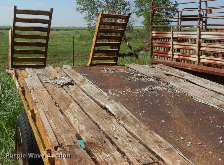 image for item HA9153 Shop built equipment trailer