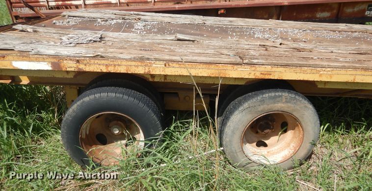 image for item HA9153 Shop built equipment trailer