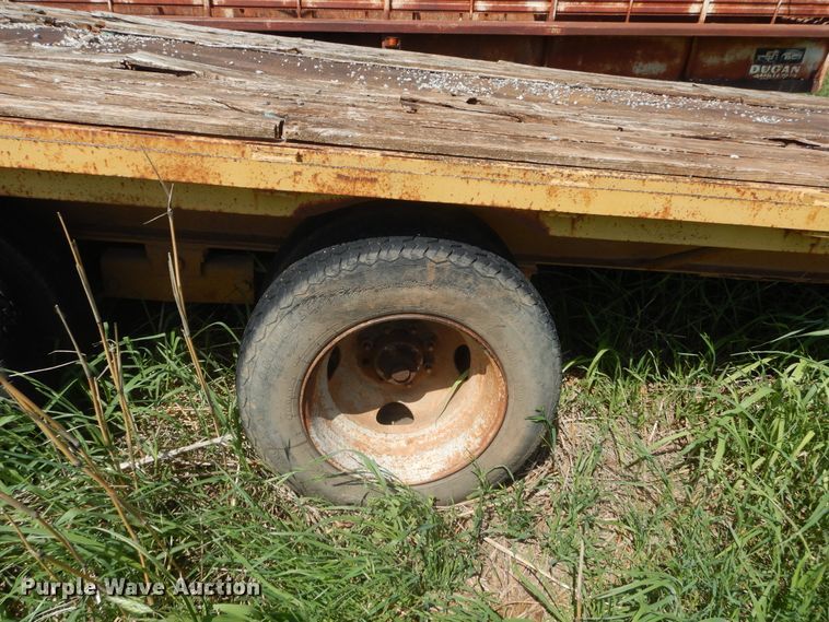 image for item HA9153 Shop built equipment trailer