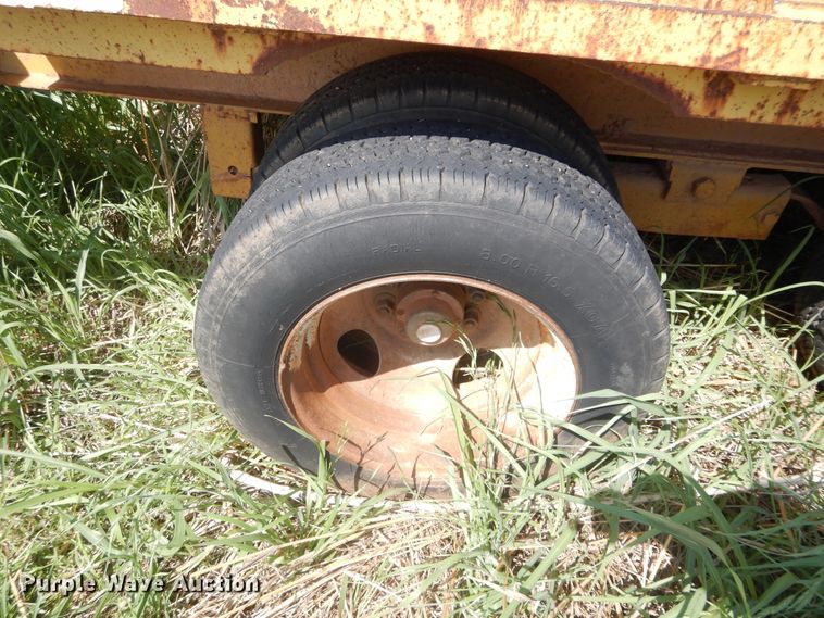 image for item HA9153 Shop built equipment trailer