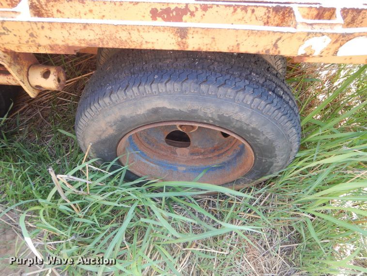 image for item HA9153 Shop built equipment trailer